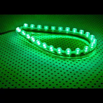 Lamptron FlexLight Standard — 24 LED — indīgi zaļš