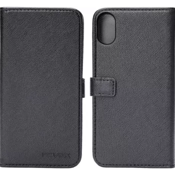 nevox ORDO Bookcase Apple iPhone X melni-pelēks (1495)