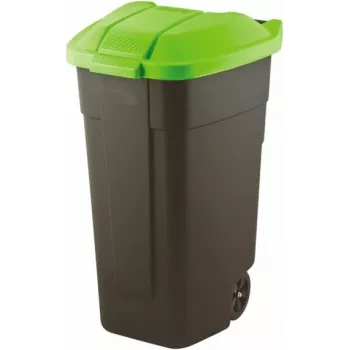 Curver 214125 atkritumu tvertne 110 L Taisnstūra Plastmasa Melna, Zaļa