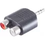 ShiverPeaks 57090 3.5mm līdz 2 x RCA stereo savienotājs