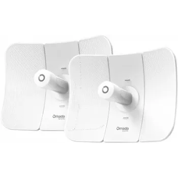 Tiltu komplekts TP-LINK Beam Bridge 5 UR KIT, 5 GHz vienas joslas, Wi‑Fi 5 (802.11ac), Gigabit Ethernet, ārējā antena, maksimālais attālums 15000 m, balts