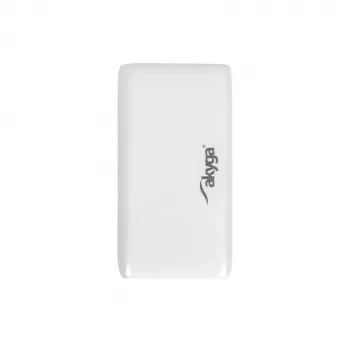 Akyga AK-CH-32 plāns GaN USB-C lādētājs 65 W, 2 x USB-C PD, balts
