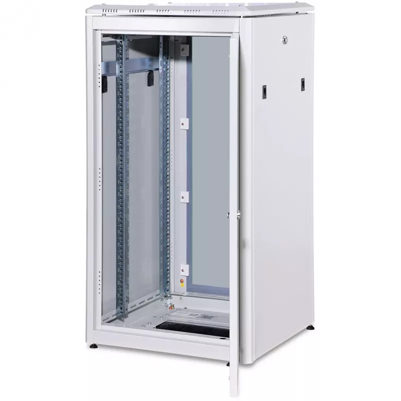 DIGITUS Professional Unique DN-19 22U-6/6-1 - Tīkla skapis - gaiši pelēks, RAL 7035 - 22U - 48,3 cm (19 inch)