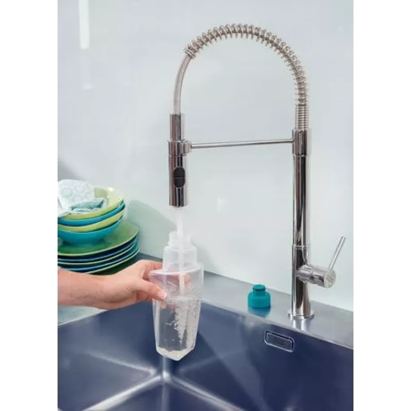 Leifheit Easy Spray XL mops Microfibre Dry&wet Mikrošķiedra Zaļš, Balts
