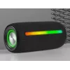 Pārnēsājams stereo skaļrunis TRACER Stripe Black — 10 W RMS, Bluetooth/Vadu, USB-A & USB-C, MicroSD, iebūvēts akumulators (līdz 5 h)