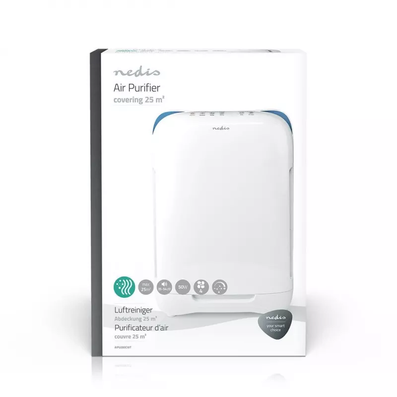 Gaisa attīrītājs Nedis AIPU200CWT 25 m² 54 dB 50 W Balts