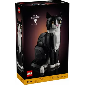 LEGO komplekts Ideas 21349 Smokinga kaķis — kolekcionējams ķieģeļu modelis, eksponāts