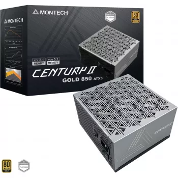 Barošanas bloks MONTECH CENTURY II 850W ATX 80 PLUS Gold