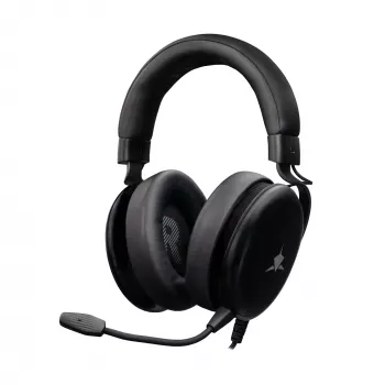 Spēļu austiņas White Shark GH-2540 Elephant Black ar RGB apgaismojumu un noņemamu mikrofonu