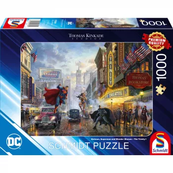 Puzle Schmidt Spiele Batman Superman un Wonder Woman 1000 gabali