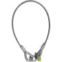 Drošības virve EUROLITE 1500 x 10 mm ar skavu, kravnesība līdz 400 kg