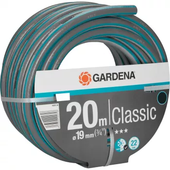 Dārza šļūtene Gardena 18022-20 20 m virszemes PVC pelēka oranža