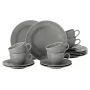 Porcelāna kafijas komplekts SELECT Beat Color Glaze 6 personām, balts