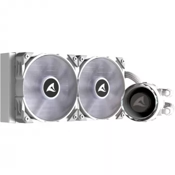 S80 RGB White AIO 240mm šķidruma dzesēšana balta