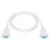 Assmann Zero-Modem savienojuma kabelis D-Sub9 sievišķais/sievišķais, 1.8 m, snap-hoods, bēšs (AK-610100-018-E)