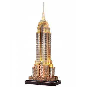 Empire State Building - apgaismots 3D puzle ar 37 detaļām