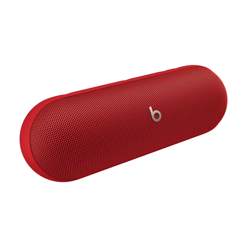 Beats Pill Statement Red — portatīvais Bluetooth skaļrunis, ūdensnecaurlaidīgs