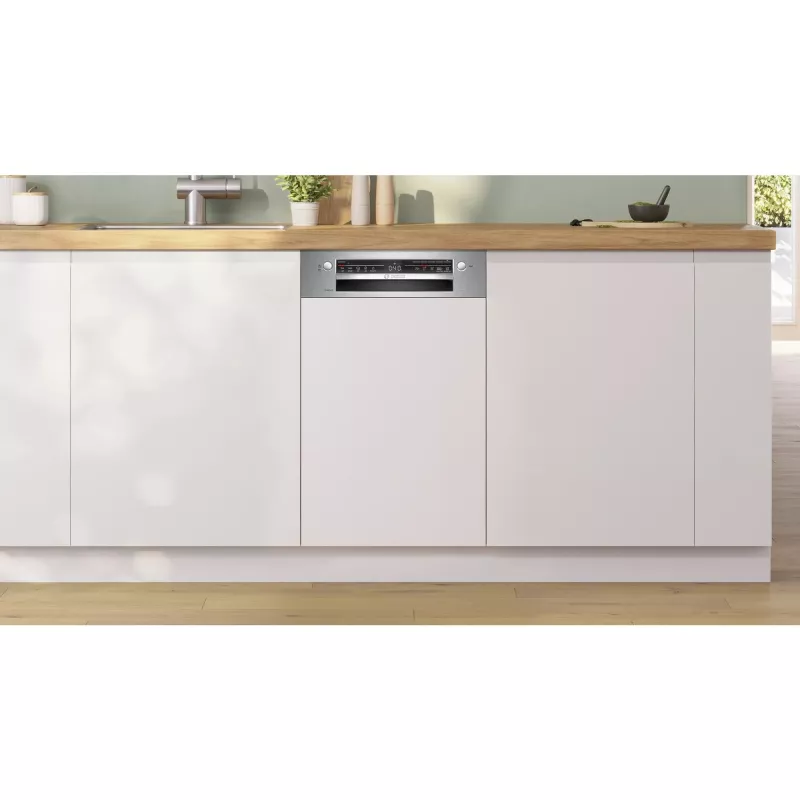 Trauku mazgājamā mašīna Bosch Serie 2 SPI2HKS42E daļēji iebūvējama šaura 45 cm, 10 komplekti, 5 programmas, E klase
