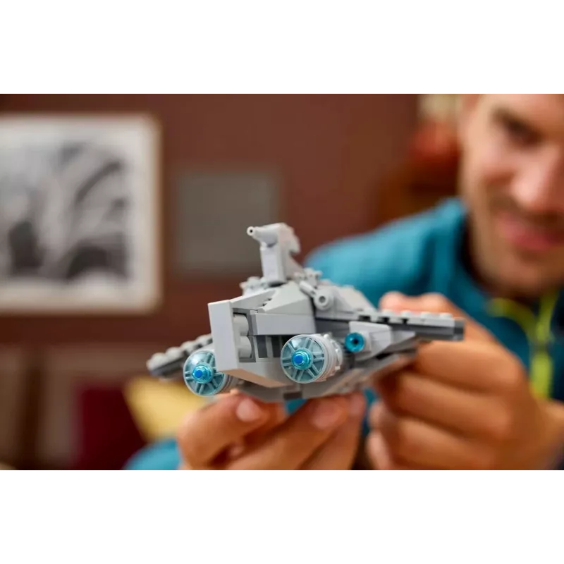 LEGO Star Wars Acclamator-klases uzbrukuma kuģis komplekts 75404 — būvēšanas komplekts, 450 gabali, eksponāta modelis 130×150×230 mm