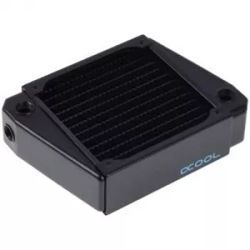 Alphacool NexXxos XT45 Radiatora-Bloks – Vara – Tērauds – Melns – 1/4 inch – 1,5 bar – 12 cm (14232)