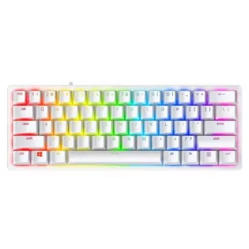 Razer Huntsman V3 Pro Mini tastatūra Gaming USB Balta Optiskie taustiņslēdži RGB LED