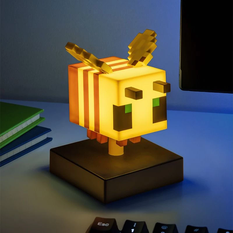 Paladone Minecraft Bee Icon gaisma