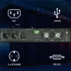 Qoltec nepārtrauktās barošanas avots AWARYJNY DO RACK 3KVA 3000W jaudas koeficients 1.0 LCD EPO USB on-LINE (3VA, 3000W, dubultās pārveidošanas online UPS)