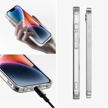 4smarts Premium - 360° aizsardzības komplekts - Mobilā tālruņa aizmugures vāciņš - saderīgs ar MagSafe - Termoplastisks poliuretāns (TPU)