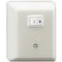 Rutenbeck SAR Ap - Strāvas releja slēdzis - 1 pārslēgšanas slēdzis - 8 A - AC 230 V - Pērļu balts, RAL 1013 (50010102)