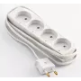 Microconnect GRUELU4H015 pagarinātājs 1.5 m 4 kontaktligzdas Iekštelpām Balts
