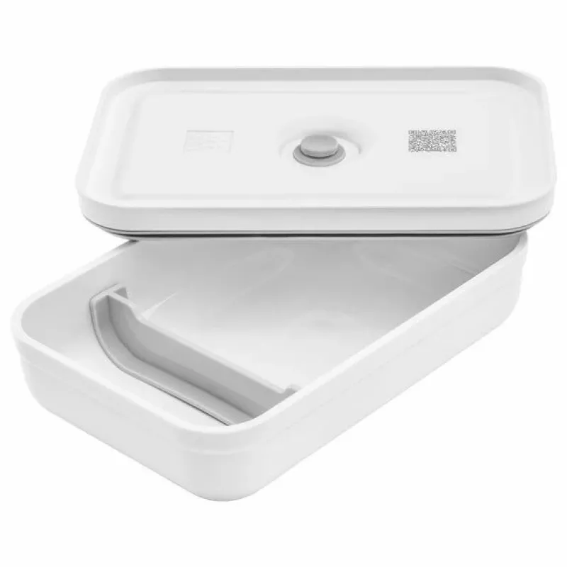 Pusdienu trauks ZWILLING FRESH & SAVE 1 L, plastmasa ar silikona blīvi, pelēks/balts