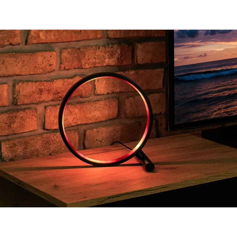Galda lampa TRACER Ambience Smart Circle LED RGB — dekoratīvs viedais LED aplis
