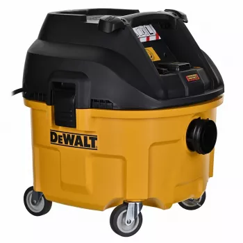 DeWALT DWV901L putekļu sūcējs Melns, Dzeltens 30 L 1400 W