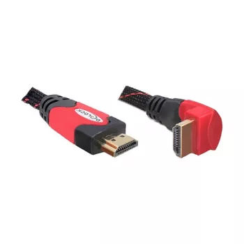 DELOCK HDMI kabelis A-A spraudnis/leņķa spraudnis 2m