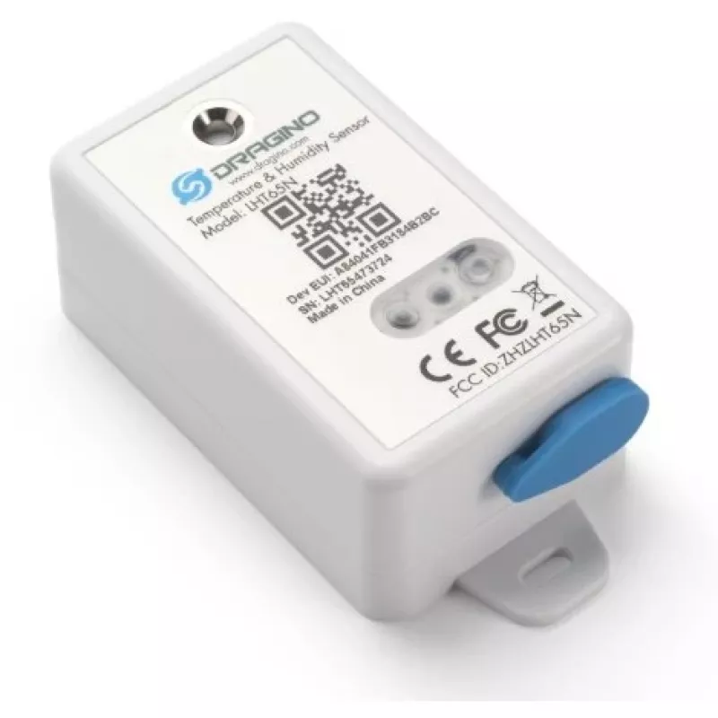 DRAGINO LHT65S-EU868-E3 LoRaWAN temperatūras un mitruma sensors