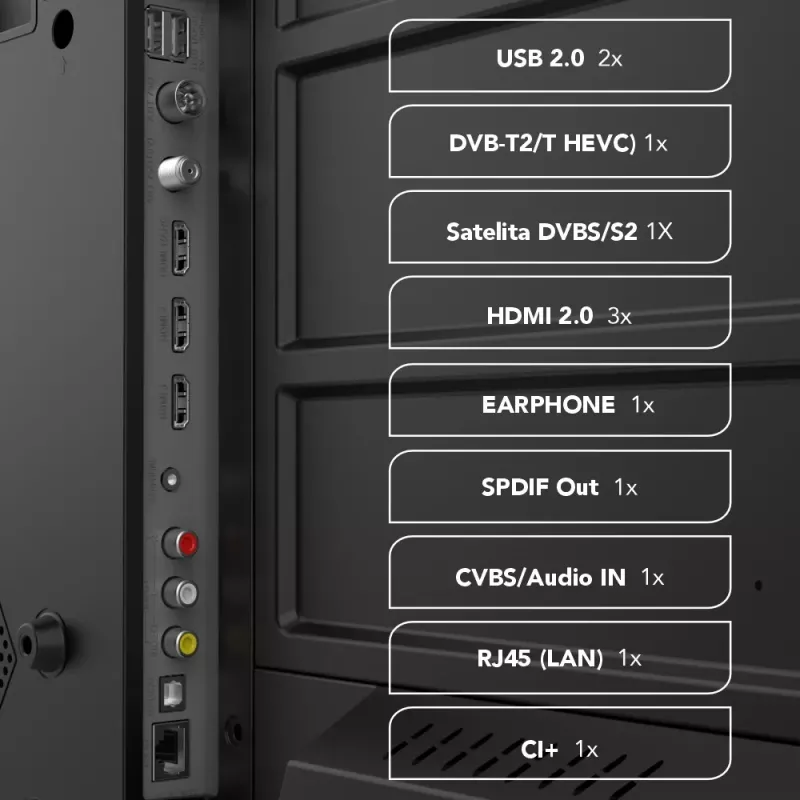 Manta 40LFV125E 40 collu LED televizors Full HD