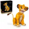LEGO Disney Jaunais Simba — Karalis Lauva Kolekcionējama Dzīvnieka Figūras Būvēšanas Komplekts Pieaugušajiem
