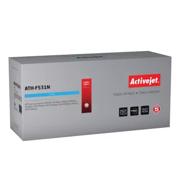 Activejet ATH-F531N tonera kasetne (aizstāj HP 205A CF531A; Supreme; 900 lpp.; ciāna)
