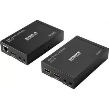 SpeaKa Professional SP-HDE-300 HDMI® pagarinātājs pa tīkla kabeli RJ45 60 m (SP-9393012)