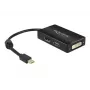 Kabelis DeLOCK 0.16 m Mini DisplayPort uz DisplayPort/HDMI/DVI-D