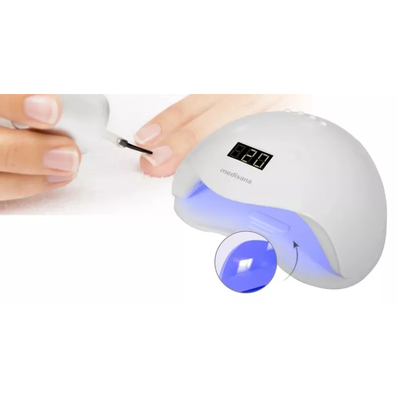 Medisana ND 880 UV/LED nagu lampa Balta