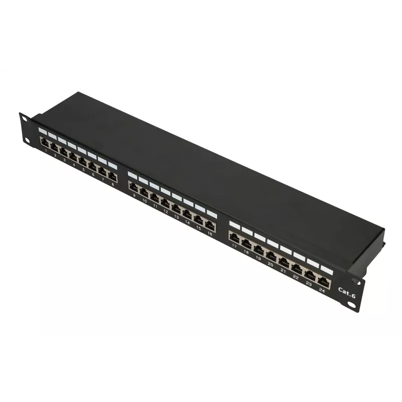 Extralink CAT6 STP V2 Patchpanel 24 porti