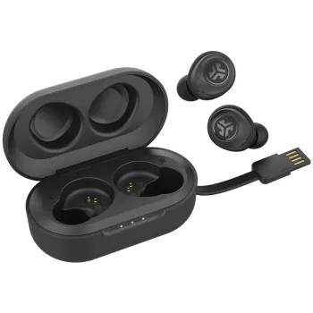 JLab JBuds Air True bezvadu austiņas, iebūvētas, USB Type-A, Bluetooth, melnas (IEUEBJBUDSAIRRBLK82)