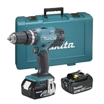 Makita DHP453RFE urbjmašīna Bezatslēgas Melna,Zila 1.8 kg