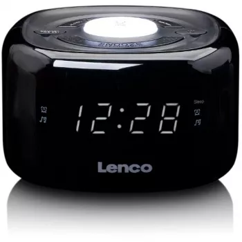 Lenco CR-12BK Radio Pulkstenis Digitāls Melns (CR-12)