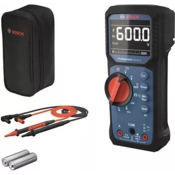 Digitālais multimetrs Bosch GDM 600-15 (0601077300) maiņstrāvas/līdzstrāvas sprieguma un elektrisko mērījumu veikšanai