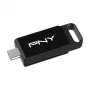 PNY Elite, 64 GB, USB Type-C, 3.2 Gen 1 (3.1 Gen 1), 120 MB/s, Melns