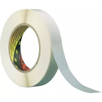 Divpusējā lente 3M 9527 Krēmkrāsas 50 m x 19 mm, gumijas līme