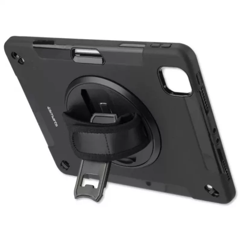 4smarts Aizmugurējais vāciņš planšetdatoram - Izturīgs - Termoplastisks poliuretāns (TPU) - Melns - Apple 10.9 iPad Air (4. paaudze) (467841)
