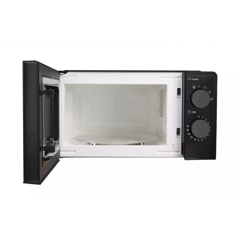 Solo mikroviļņu krāsns ESPERANZA ESTOFADO — 20 L, 700 W, 5 jaudas līmeņi, 24,5 cm pagrieziena galds, melna